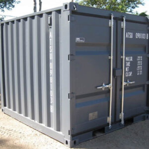Container 10 Fuß x 8 Fuß (neu) Grau
